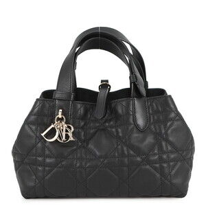 Christian Dior Toujours Macro Cannage Handbag Black Bag